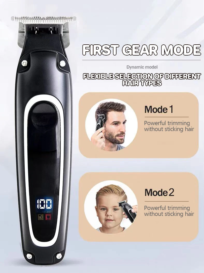 Description Picture 4 of itemProfessional Hair Clippers for Men Professional Barber Clippers and Trimmer Set Mens Cordless Barbers Haircut Kit LED Display