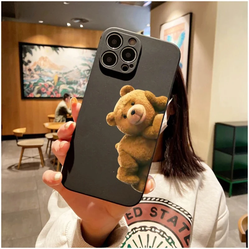 Adorable Ted Bear Soft Silicone Phone Case Cover