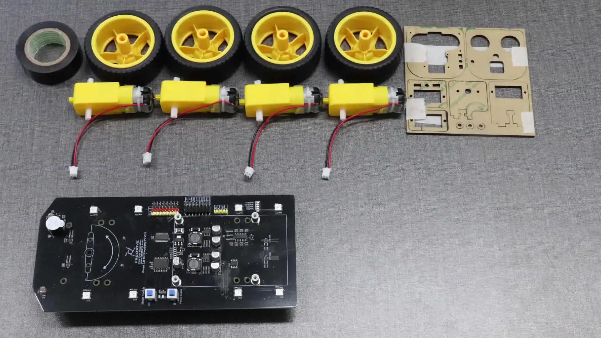 Raspberry Pi Smart Car Kit Freenove 4WD Smart Car Kit For Raspberry Pi ...