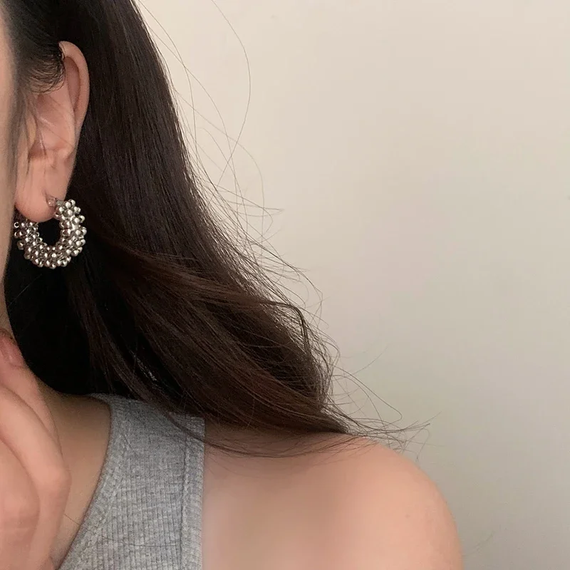 Sterling Silver Twist Hoop Earrings 5