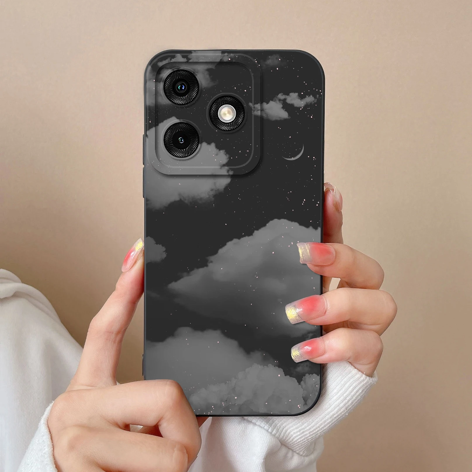 Soft Liquid Silicone Shockproof Back Cover - High Quality Lightweight Bumper Case, Various Styles Available