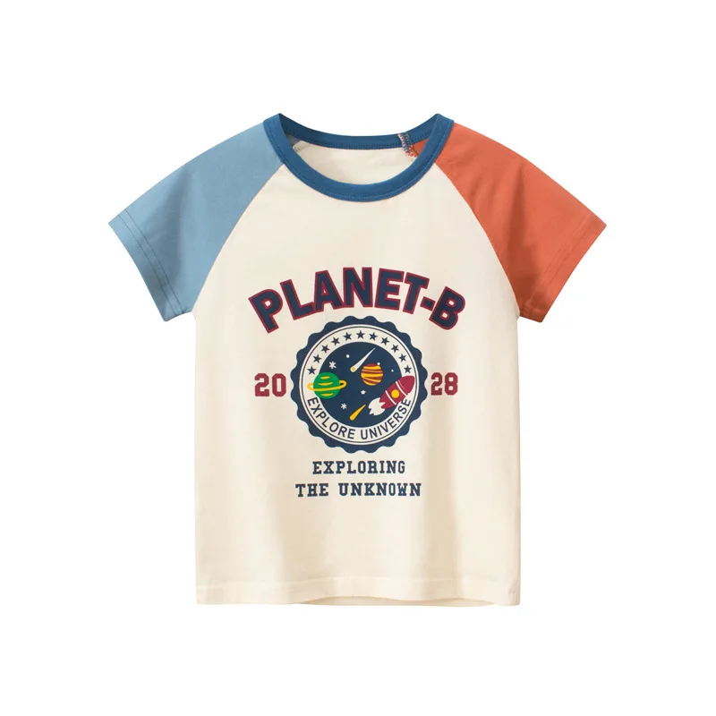 

1-9T Summer Toddler Kdi Baby Boys Girls Clothes Cotton Infant T Shirt Short Sleeve Childrens Tshirt Cute Sweet Tee Outfit