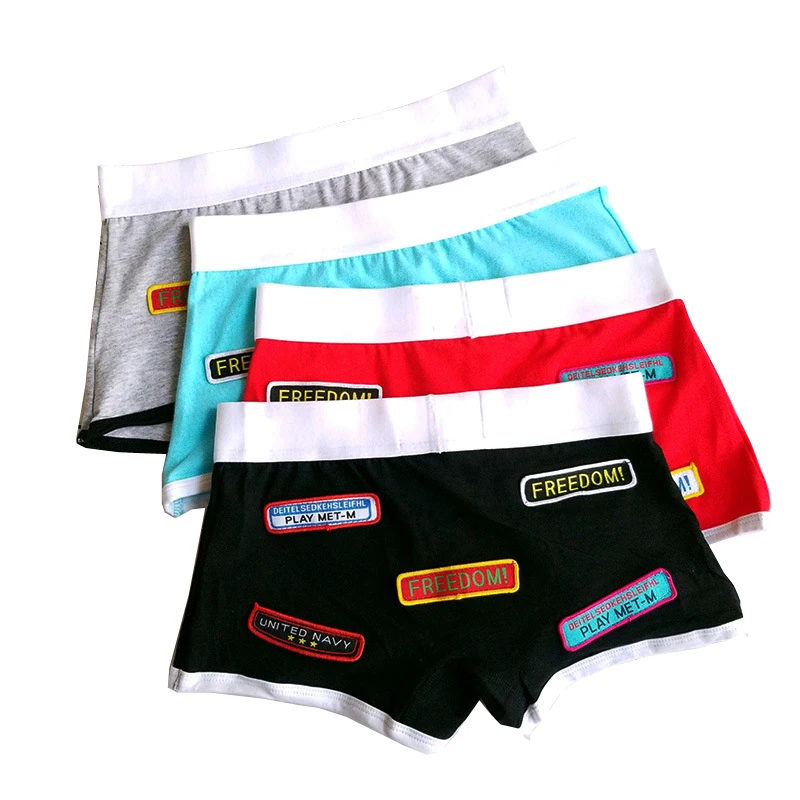 Haleychan 1pc Women's Underwear Cotton Midwaist Boxer Briefs Boyshort