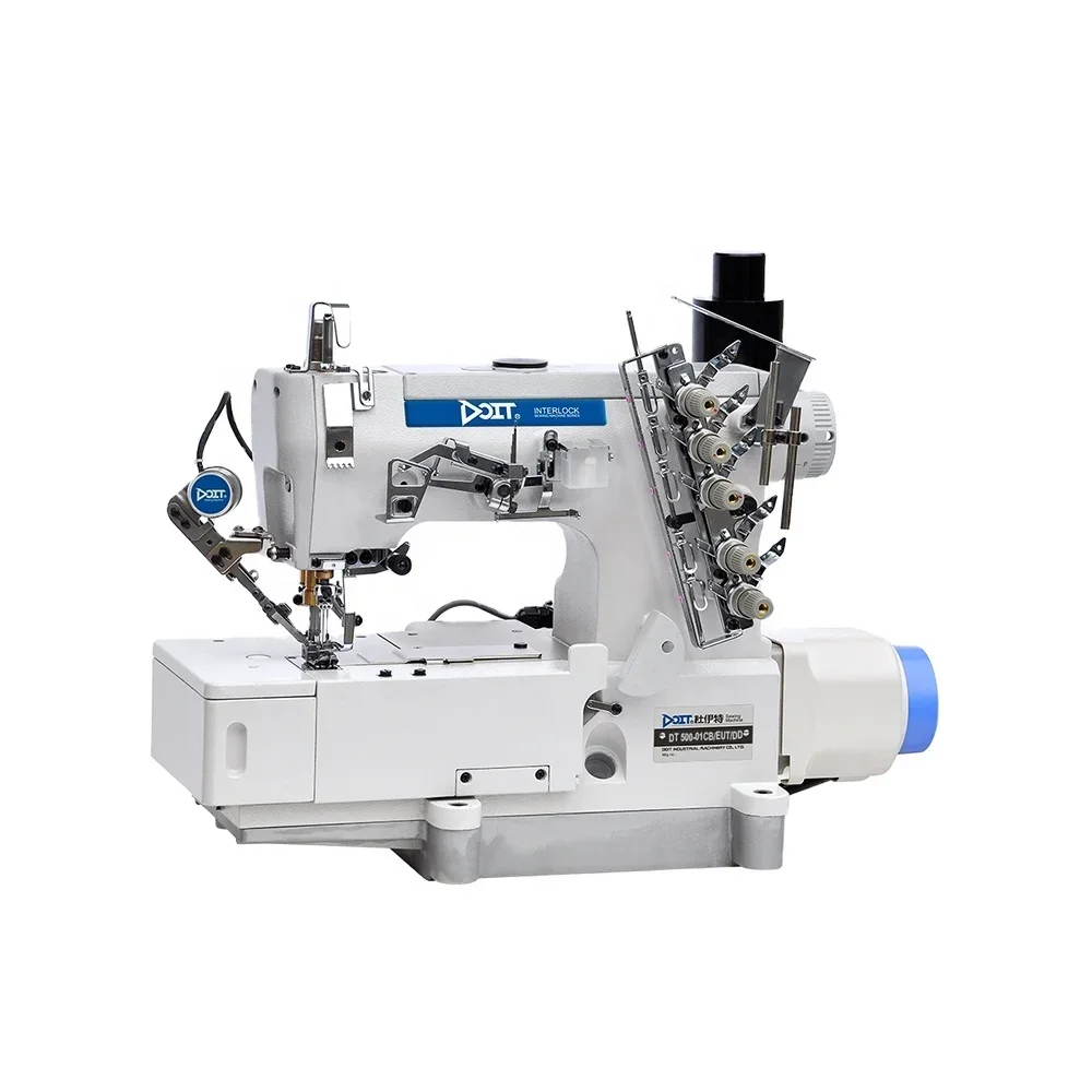 

DT 500-01CB/EUT/DD DOIT Direct Drive 3 Needle 5 Thread Interlock Sewing Machine With Auto Thread Trimmer Cover Stitch Industrial
