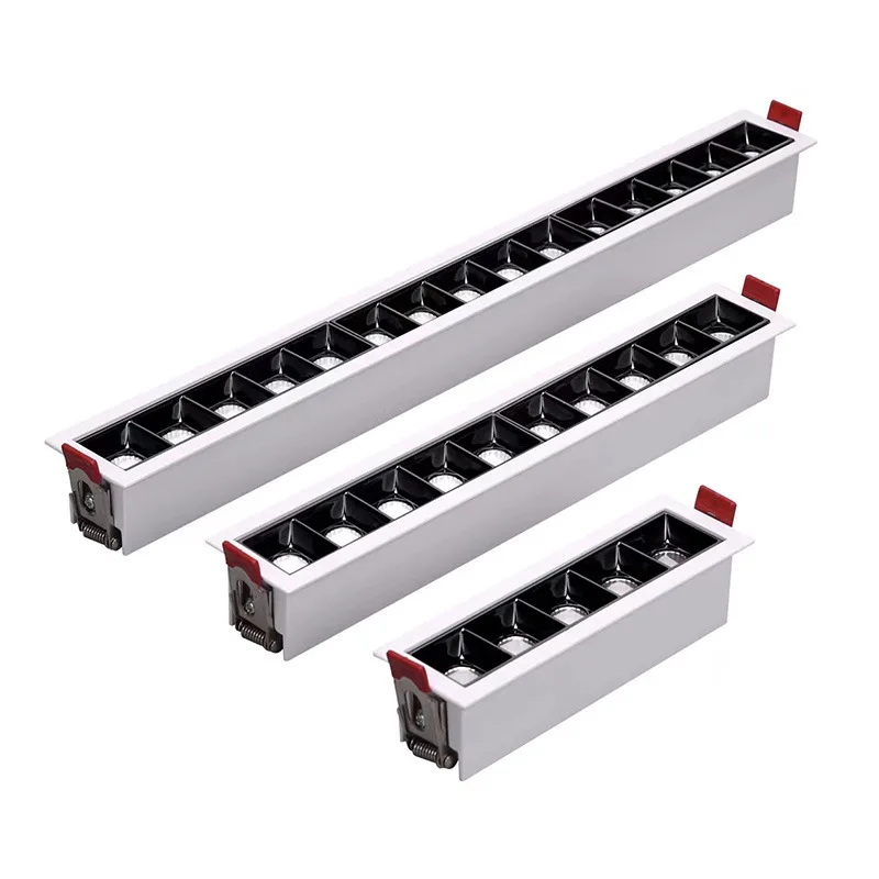 

Dimmable Embedded led light strip spotlight wall washer narrow frame linear light grille light living room light 5W10W15W20W30W