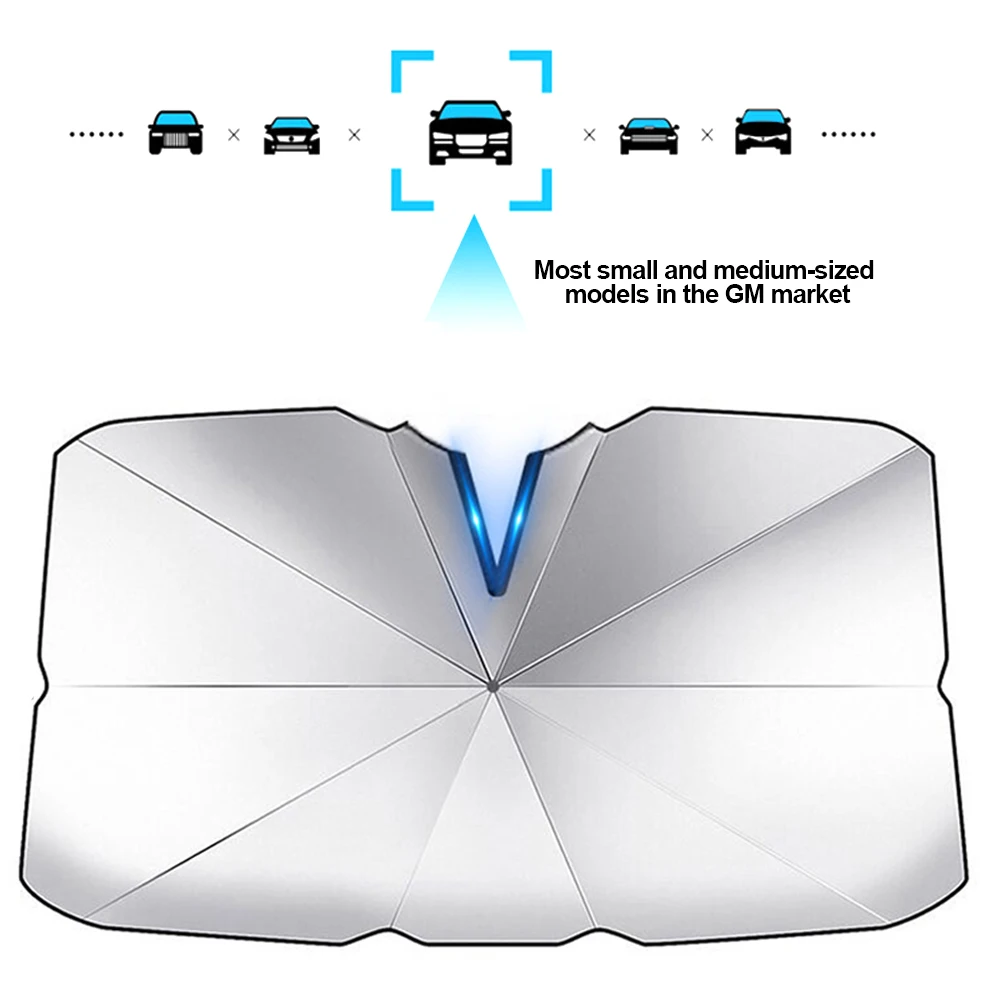 Car Windshield Sunshade Umbrella Summer Auto Anti-UV Sun Shade Window Curtain Sun Protection Visor for Car Interior Accessories