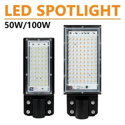 100/50W LED Floodlight 220V 240V Waterproof IP65 Outdoor Projector Flood Light LED Reflector Spotlight Street Lamp Lighting