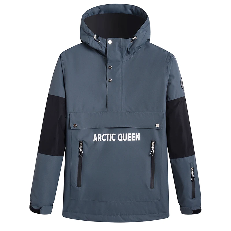 Winter Jacket Women And Men Outdoor Jacket Waterproof Windproof Breathable Men Ski Coat Winter Warm Women Ski With Hat