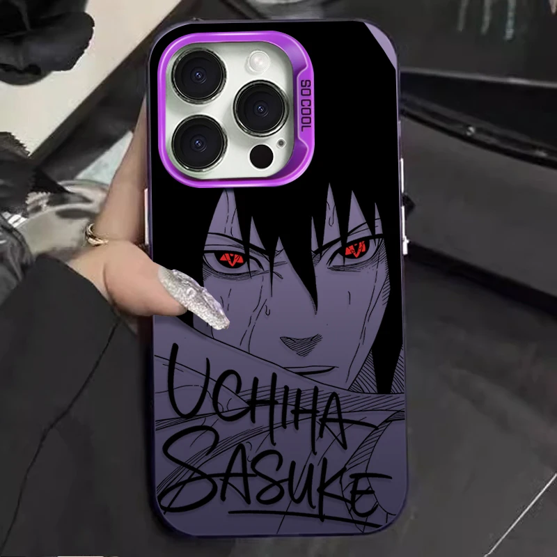 Premium Anime Uchiha Sasuke Hard Phone Case Cover