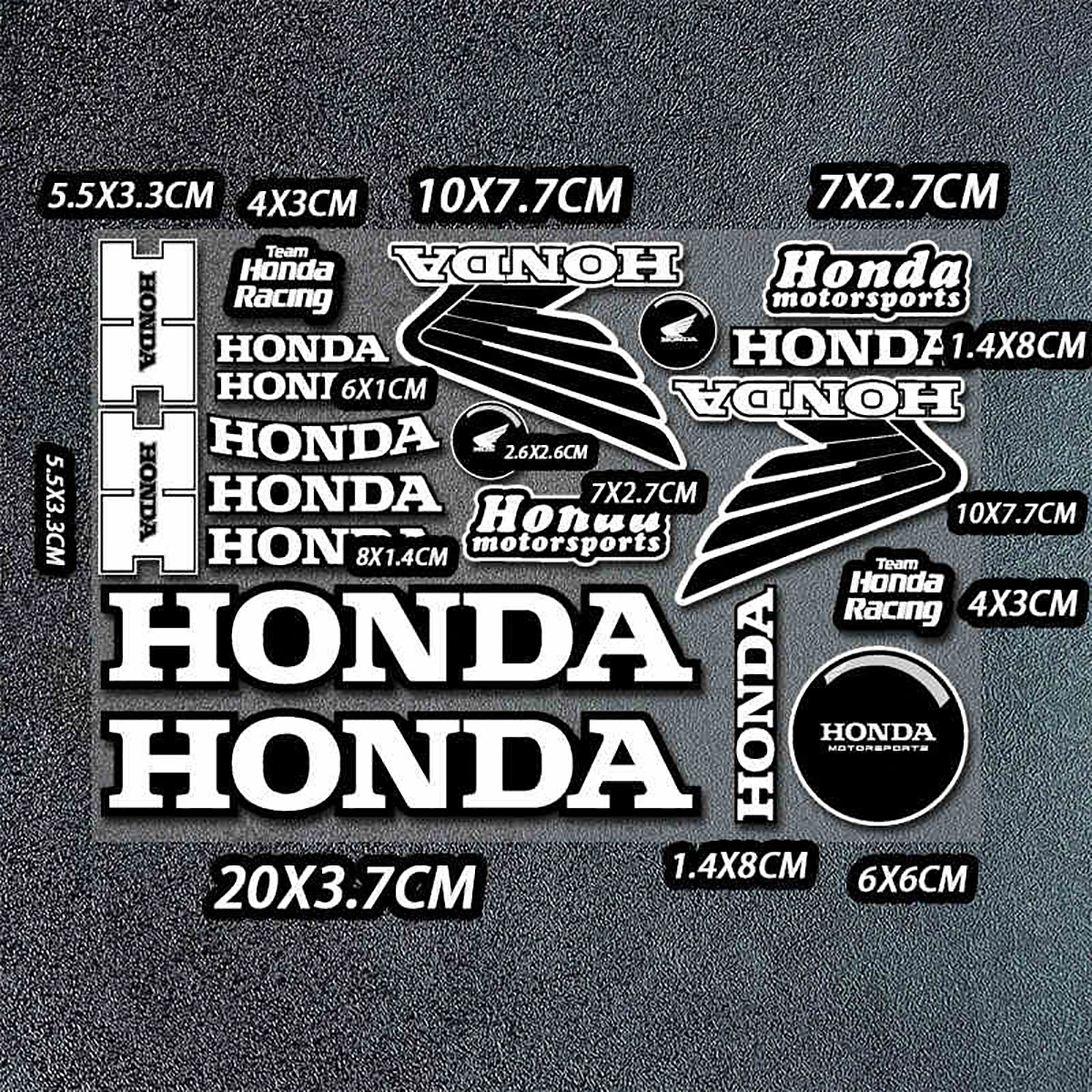 Motorcycle Stickers For Honda Car Logo Decal Cb650r Cbr Forza Pcx 125 x Adv 350 750 Nc750x Cb500x Hornet 600