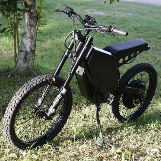 SS30 Ebike 72V 15000W 75AH LG or Samsung/China Battery 19/21 Inch Electric Motorcycle Dirt Bike for Adults