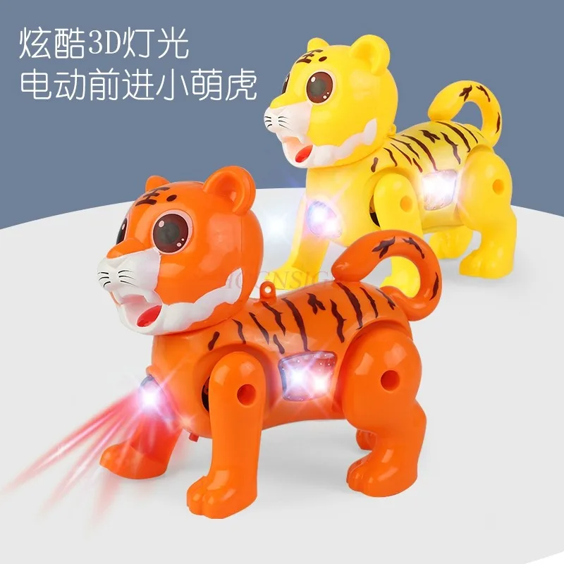 Tiger Year Gift Electric Rope Walking Tiger Luminous Band Music Electric Toy 3