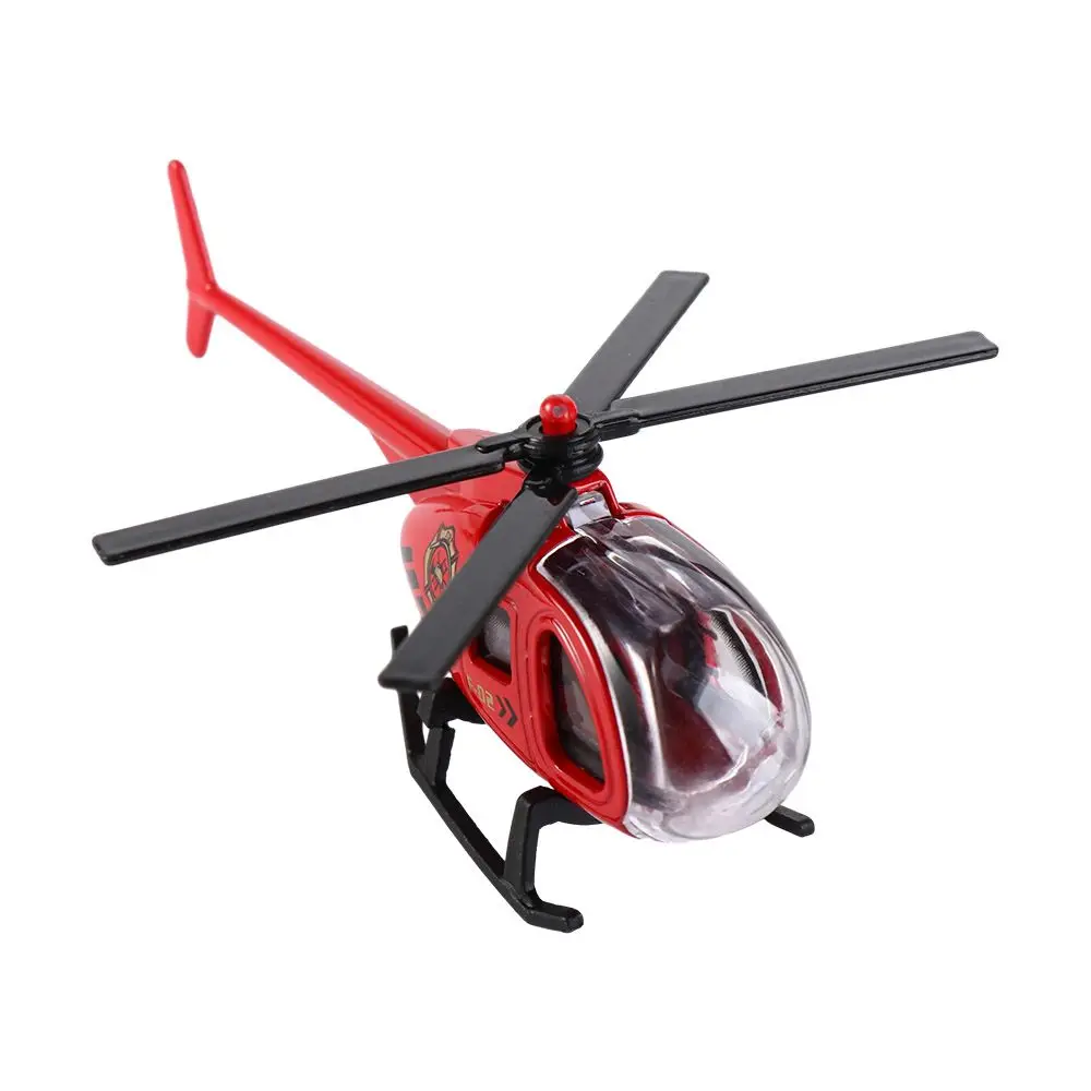 1Pcs New Children Helicopter Toy Alloy Airplane Model Simulation Metal Flying Model Toy Sound and Light Kids Gift 5