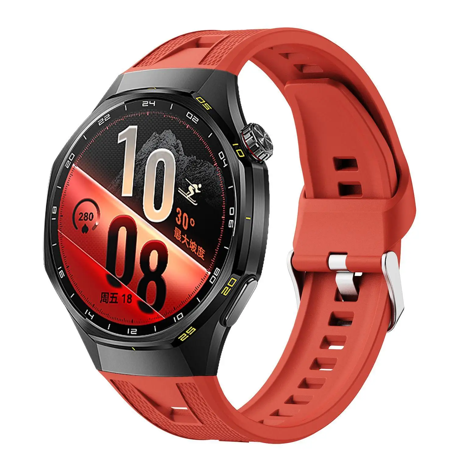 Premium Silicone Sports Band - 22mm Watch Strap Bracelet Accessory