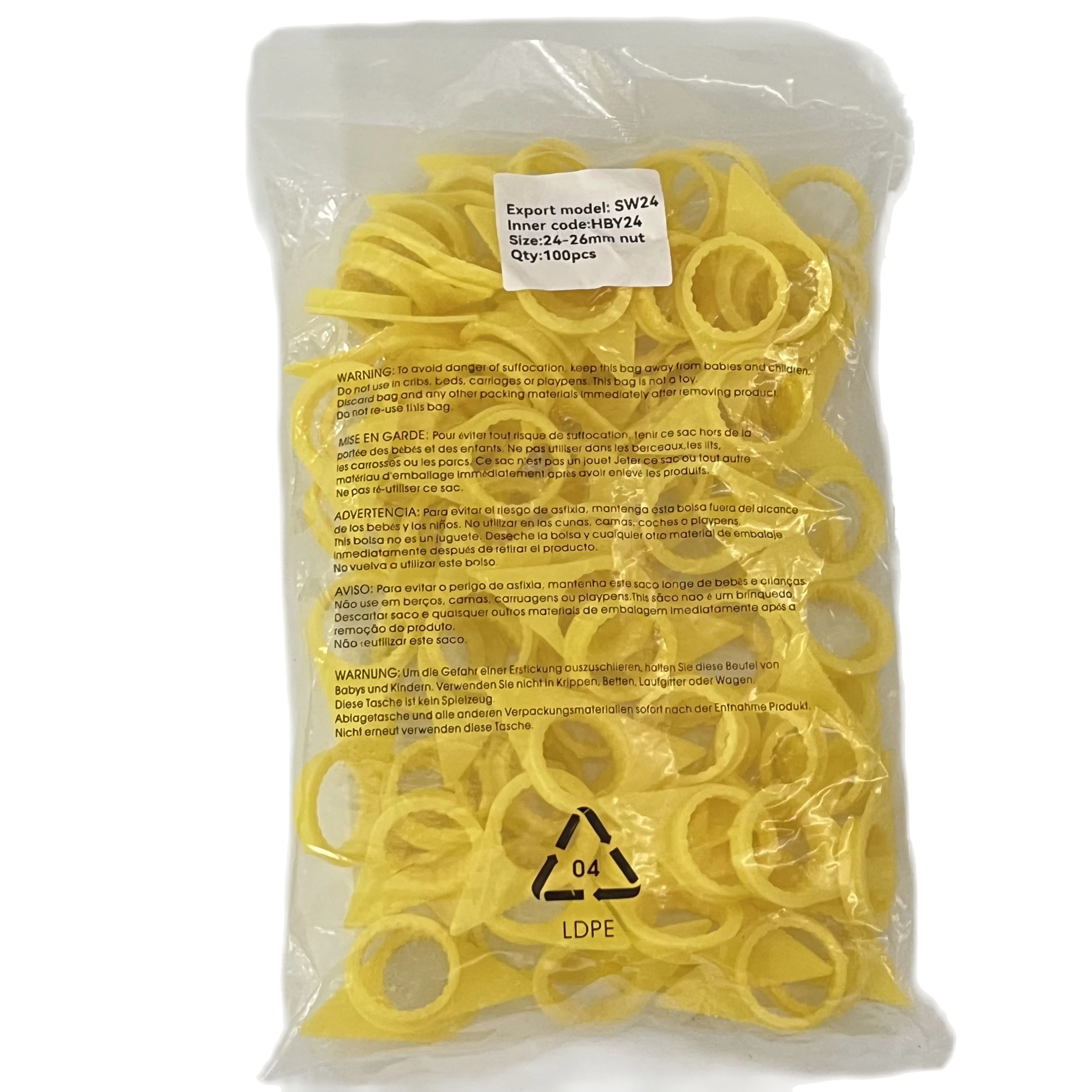 Wheel Nut Indicator Ring Type Loose SW24 PU 20Pcs for 24/25/26mm NUT car accsesories