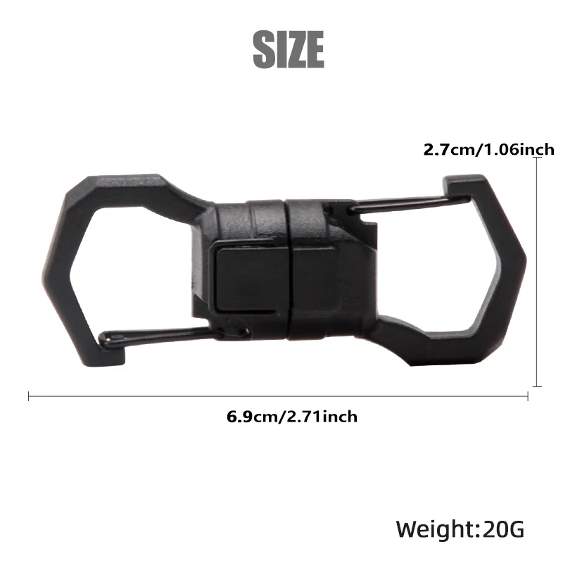 Fishing magnetic buckle Mountain buckle Fishing hook tool Multi-function tool magnetic