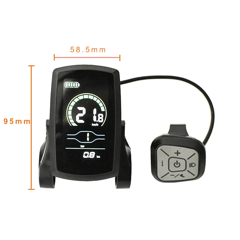 Ebike Ʈѷ LCD 跮  Ʈг ÷,  ÷ Ŀ, 36V 48V YL80C