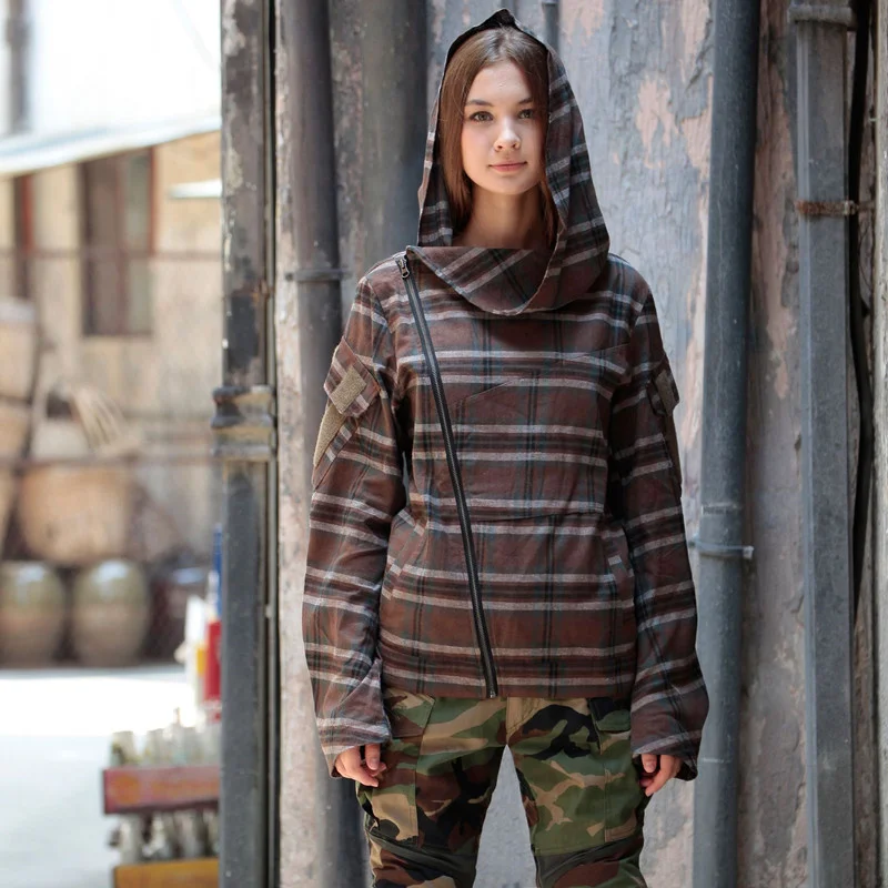 

Мужская и женская тактическая Толстовка с длинным рукавом, на молнии