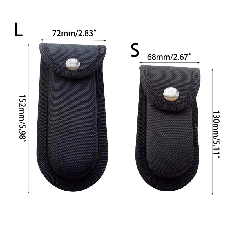 Folding Small Knife Pocket Nylon Knife Holder Holster Case Belt Loop for Multitool Horizontally Carry Sheath knife sheaths