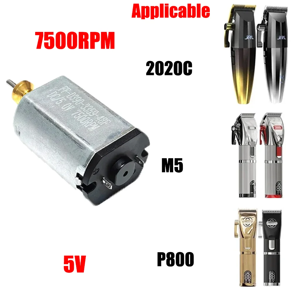 7500RPM Compatible JRL C Madeshow M5 P800 Professional Hair Clipper Motor 5V Trimmer Electric Hair Shear Rotor Engine