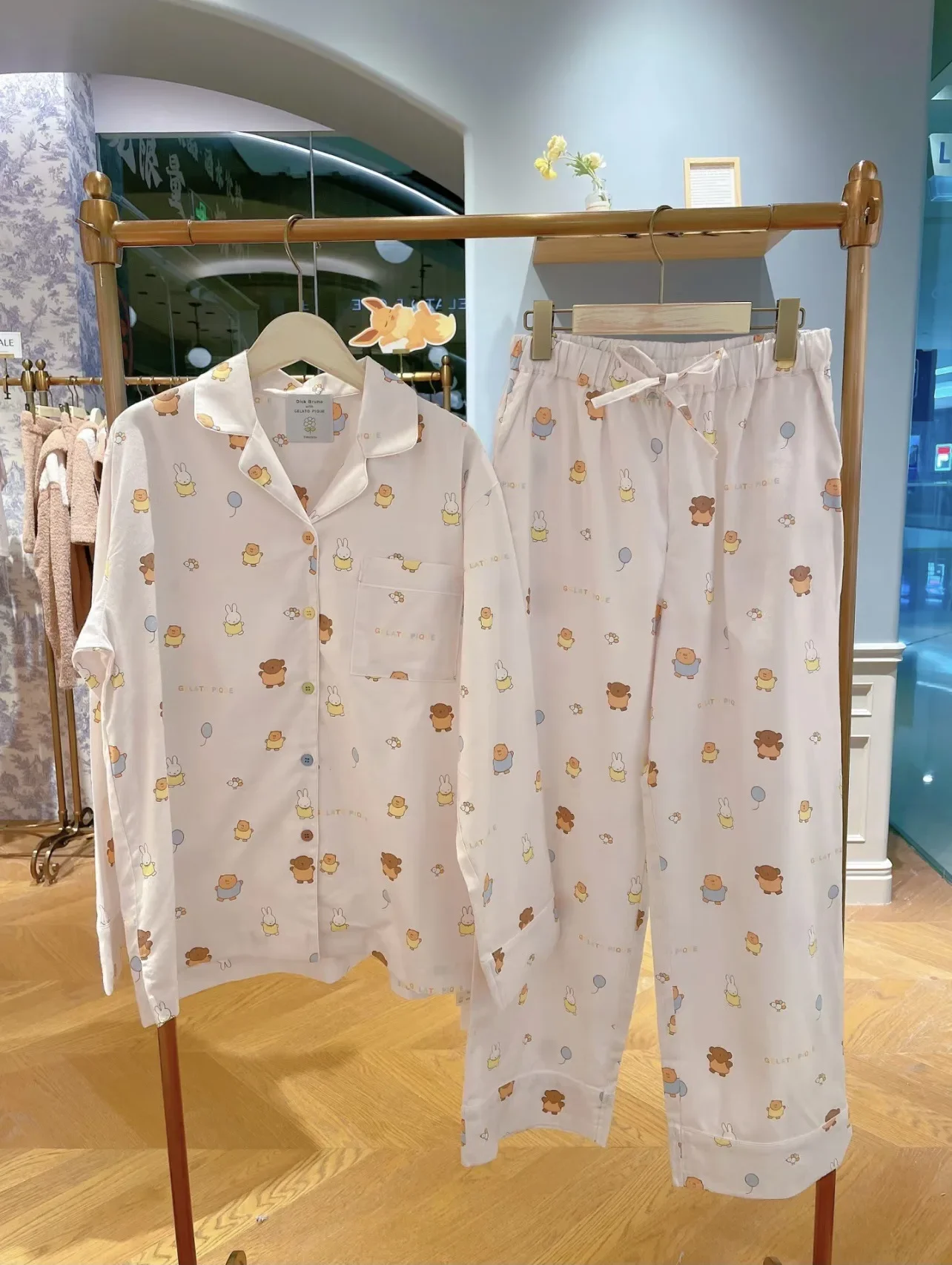 Women's Pajamas Sleepwear Room Wear Ladies Cotton POLYESTER - Image 4