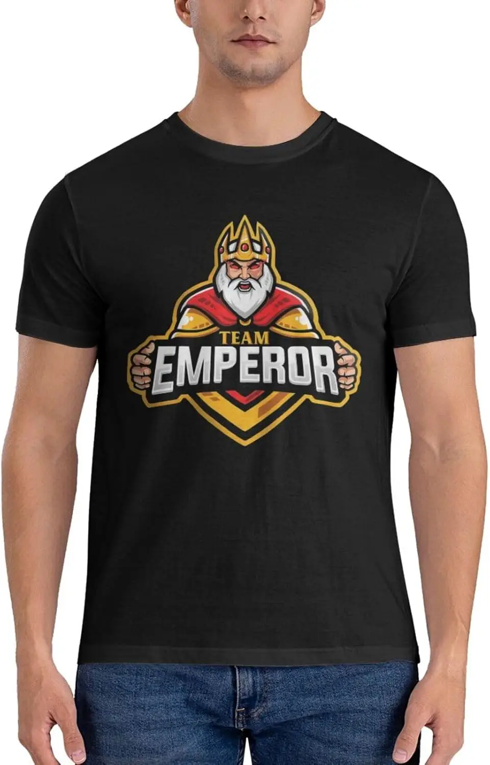 

Men's Short Sleeve Cool Casual T-Shirt Classic Crew Neck Top