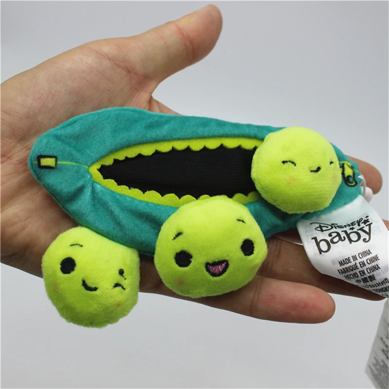 

Disney 10cm Toy Story Creative Pea Pod Plant Plush Toy Detachable Bean Cute pendant TOYS