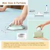 Mini Electric Iron Dual Voltage 110V/220V 30S Preheating Non-steam Portable Travel Dry Iron for Quilting Sewing Clothes 2