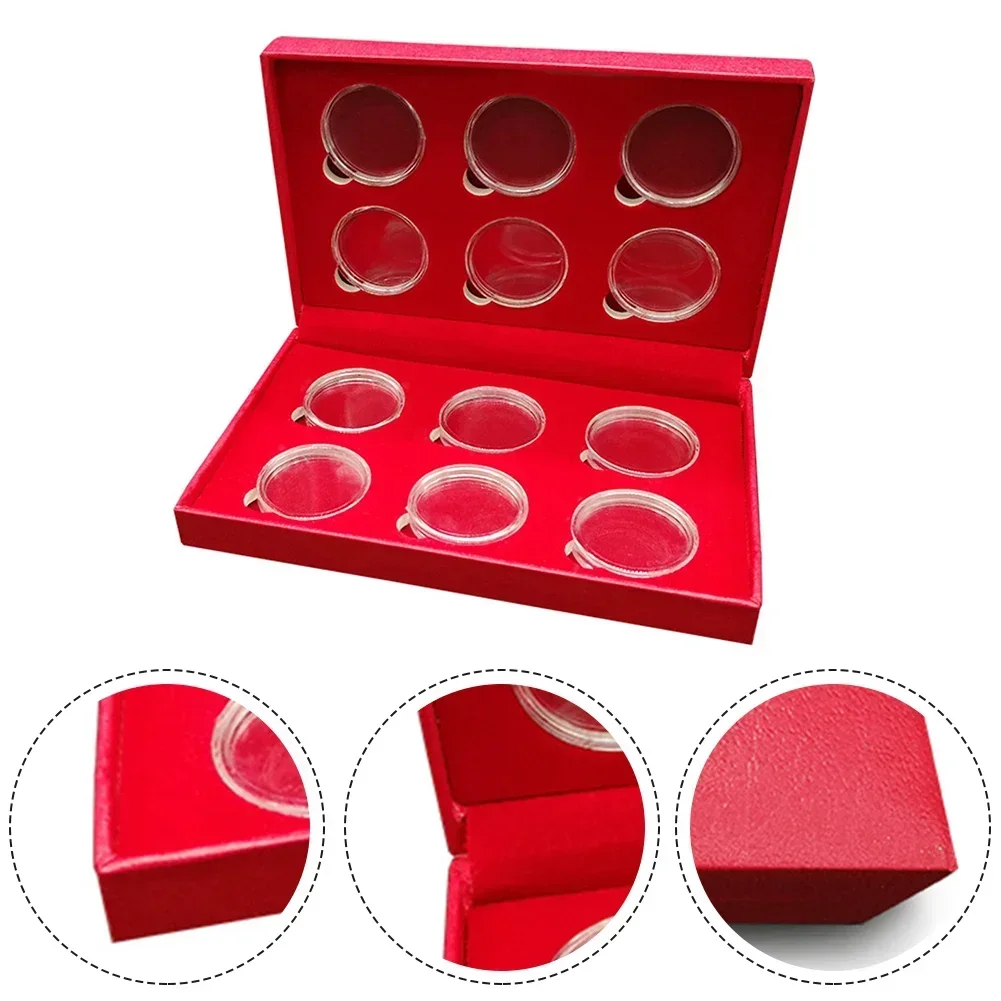 Storage Boxes Coin Storage Box Coin Case Commemorative High Compactness High Transparency Quality coin bank coin holder