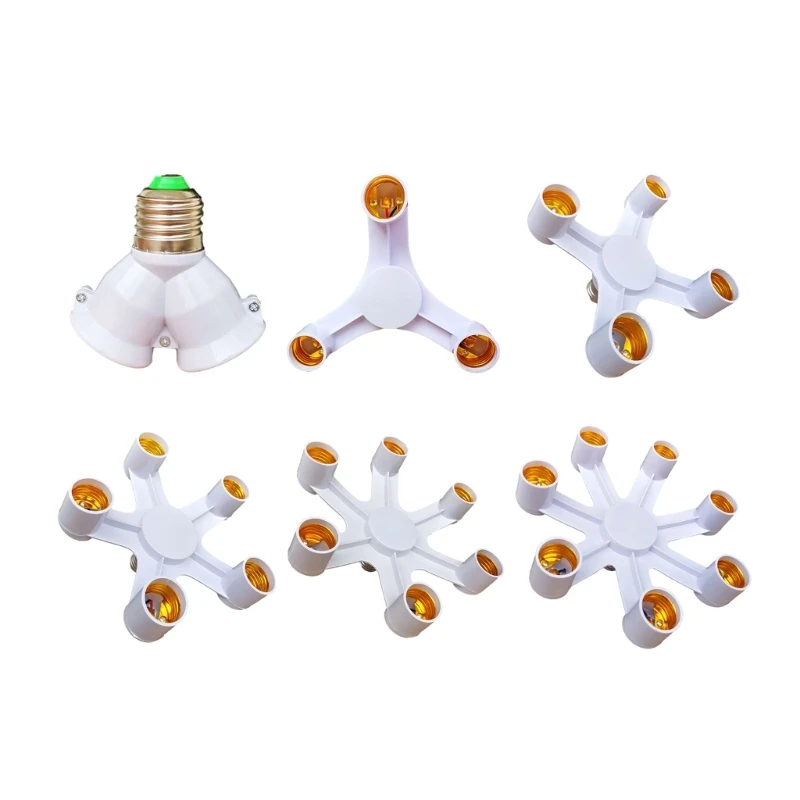 

Convenient 2/3/4/5/6/7 in 1 Light Bulb Socket Splitter, E27 LED Bulb Converter