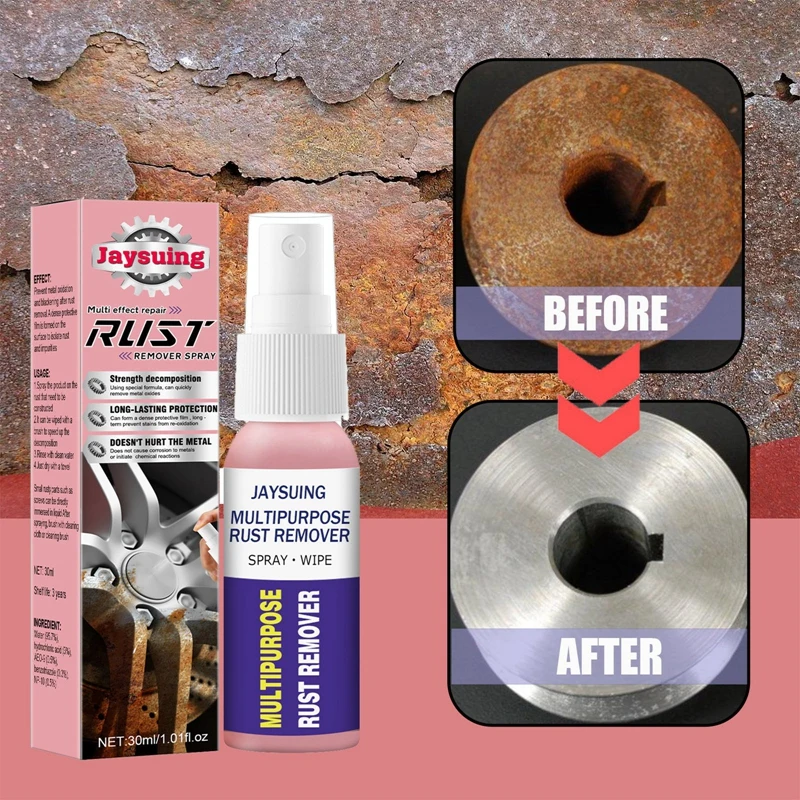 Car Rust Remover Derusting Spray Maintenance Cleaning Derusting Spray