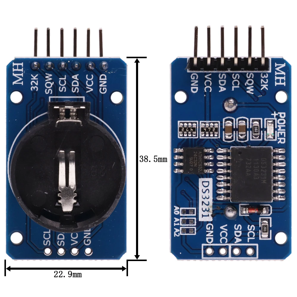 High-Precision Real-Time Clock Module with I2C Interface