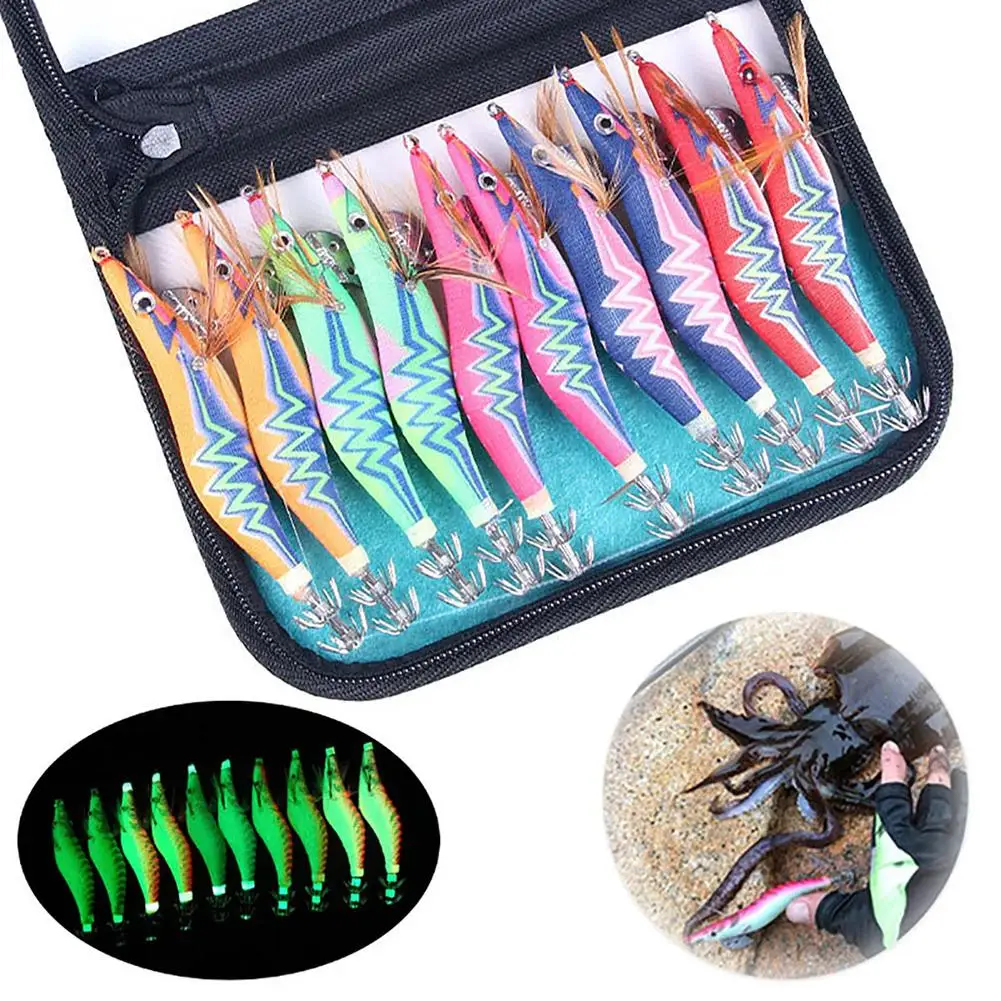 

10pcs 12g 15g 20g Colorful Fishing Lure Fake Bait Lifelike 3D Eyes Simulation Luminous Shrimp Bait Carp Fishing Tackle