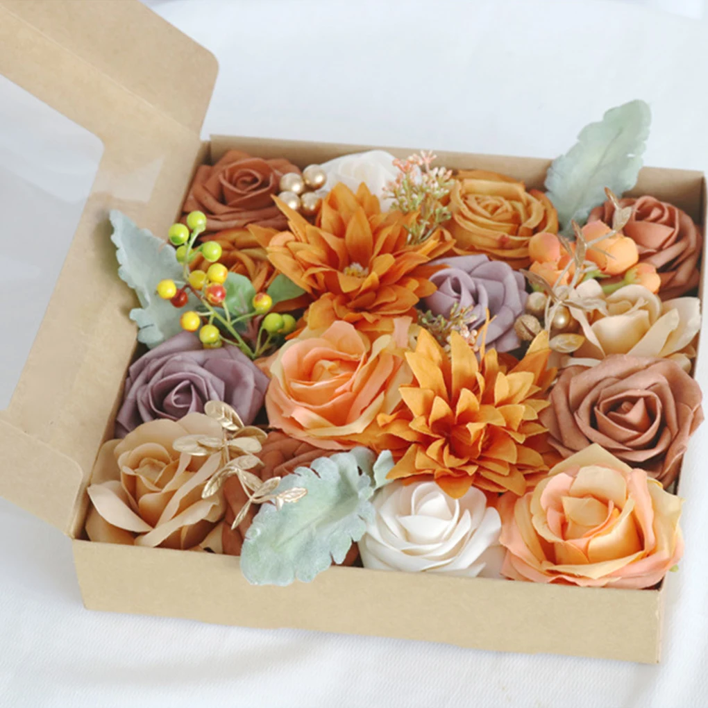 

Шелковые искусственные цветы внутри помещения-реалистичный и долговечный элегантный свадебный букет невесты