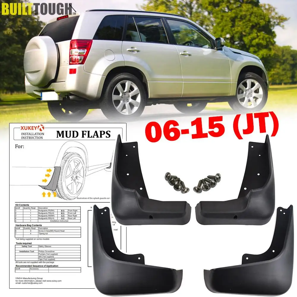 

Брызговики для Suzuki Grand Vitara / Edcudo (JT) 2006-2015 годов выпуска