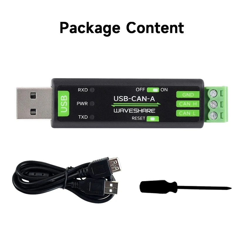 Waveshare USB to CAN  м,  A, STM32 Ĩ ַ,  ۾ ,  ý ȣȯ