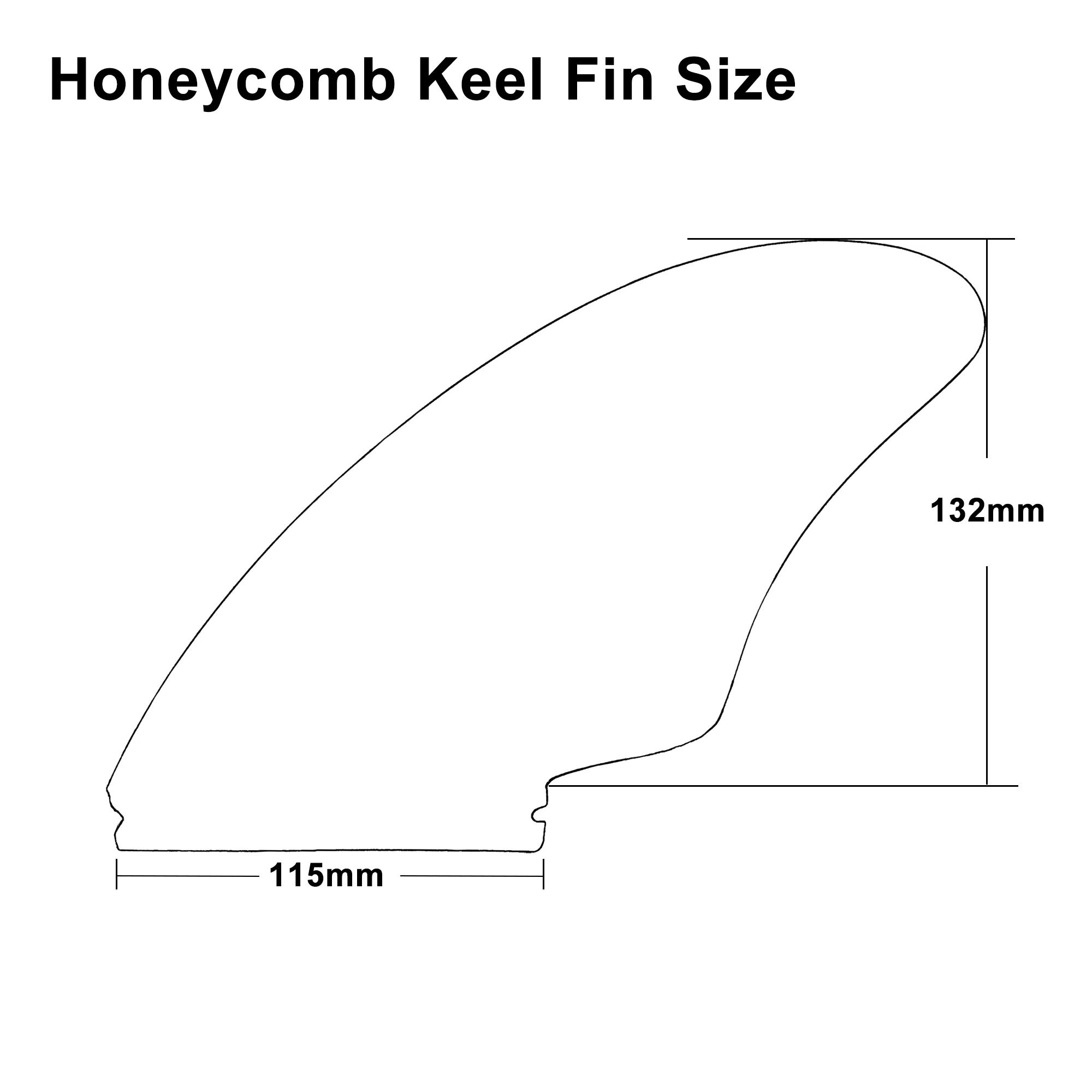 RISECE FCS 2 Surfboard Fins Performance Keel Honeycomb Core Twin Tab Fins for Surfing