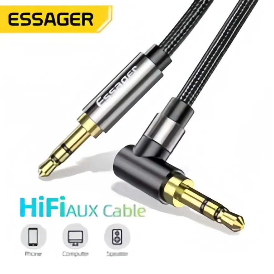 AUX Cable 3.5mm Jack Audio Cable For Speaker Wire Headphone Car 3.5mm Jack Hifi Aux Adapter Cord For Xiaomi Samsung