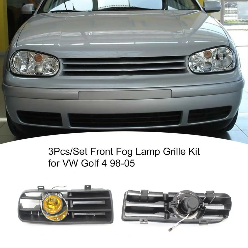 Grille Inférieure De Calandre Pour Volkswagen Bora MK4 1999-2004 - Paire De Rechange En Plastique - 2