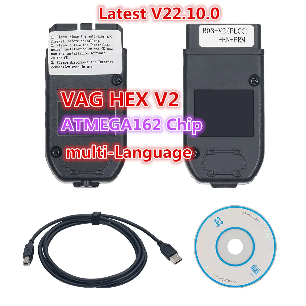 Best VAG HEX V2 USB Interface Vag OBD2 Testers FOR VW AUDI Skoda Seat ...