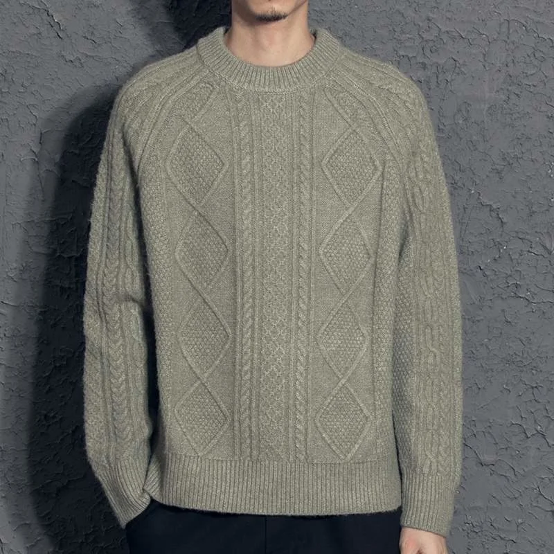 Рисунок 3 - Мужской кашемировый свитер с ромбовидным узором