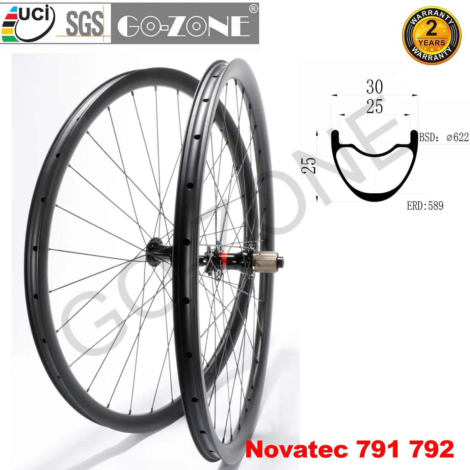 29er MTB карбоновая клинчерная покрышка для колеса бескамерная Novatec 791 792 Thru Axle / QR Boost