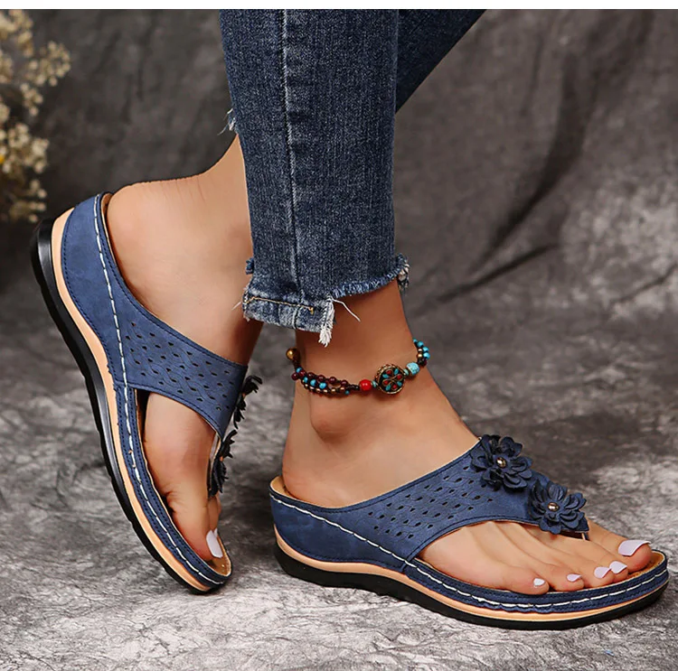 Women Sandals Soft Wedge Heels Sandals Summer Shoes Women Flip Flops Wedges Shoes For Women Summer Footwear Heel Chaussure Femme