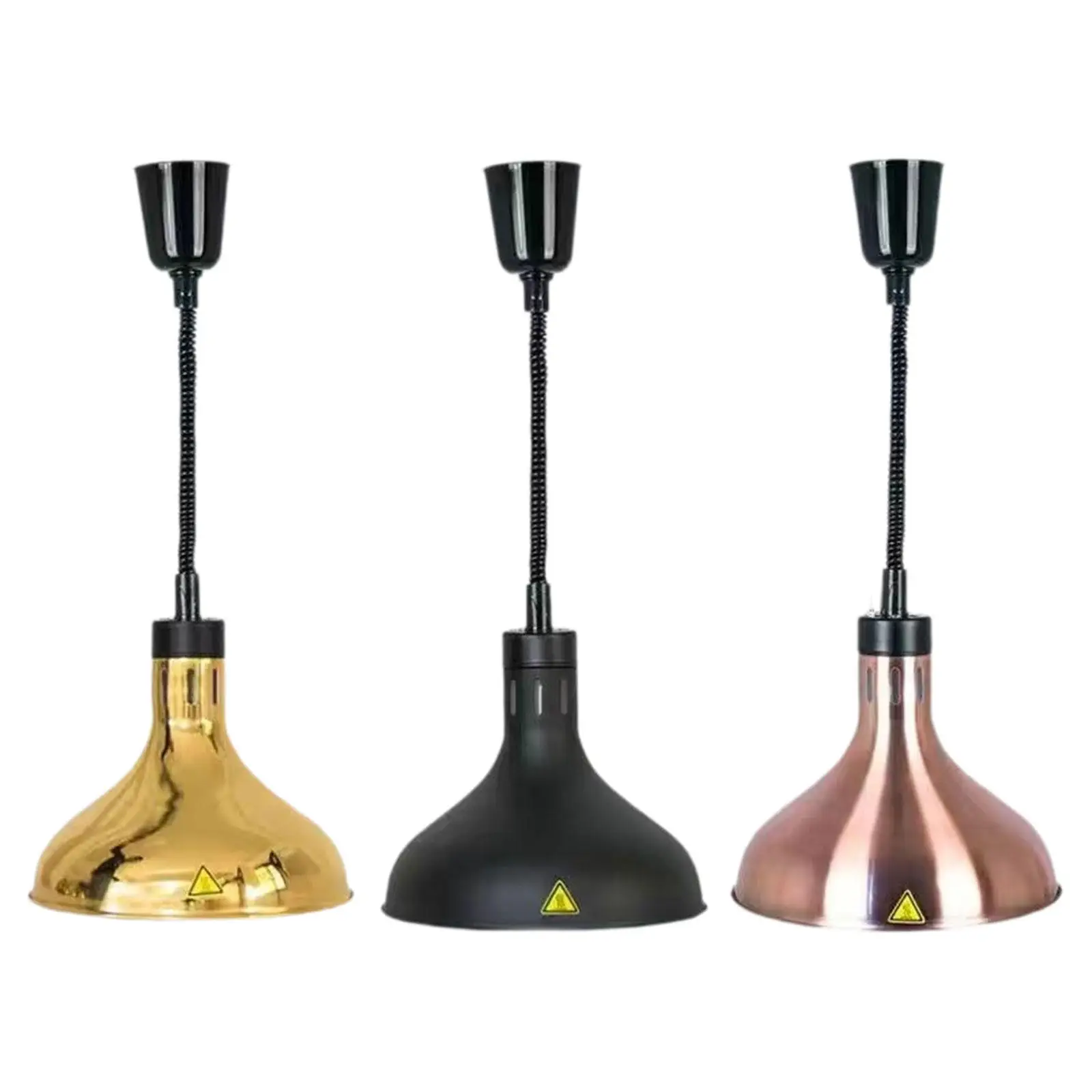 음식 가열 램프 다용도 E27 스테인리스 스틸 조절식 뷔페 가열 램프 (카페테리아, 따뜻한 음식, 치킨, 주방, 바베큐용)