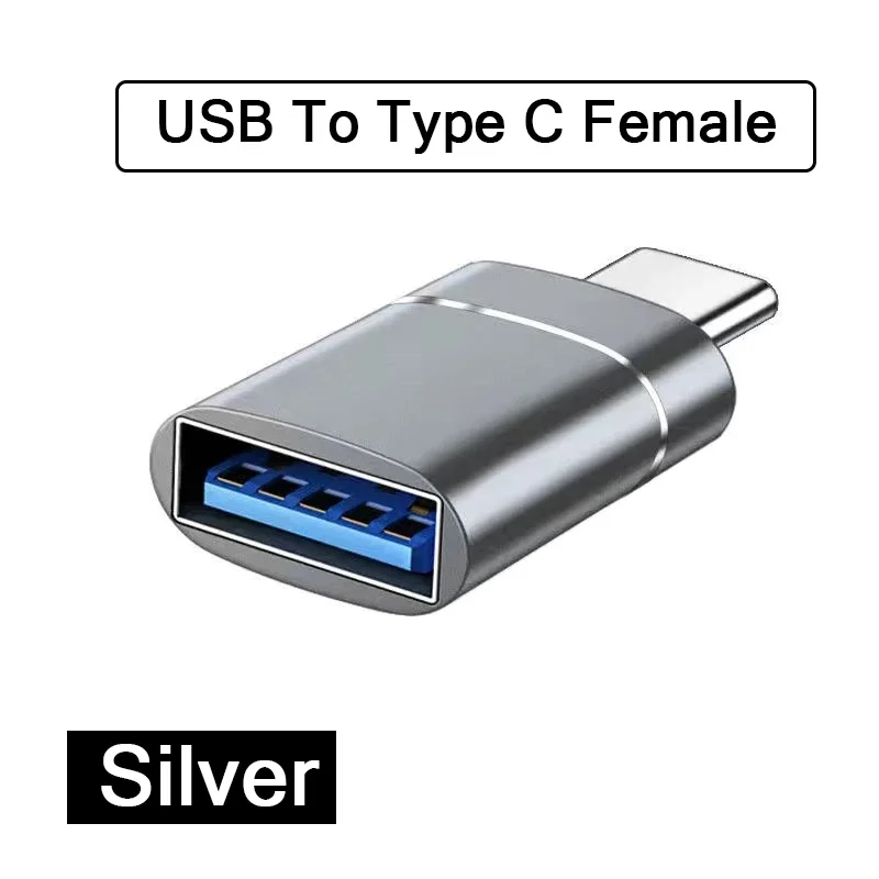 2PCS USB 3.0 To Type C OTG Charger Adapter Connector