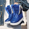 Men's Chukka Boots Outdoor Cold proof Warm Men's Snow Boots Soft Non slip Wear resistant Sole Fashion Thick Bottom Long Boots
