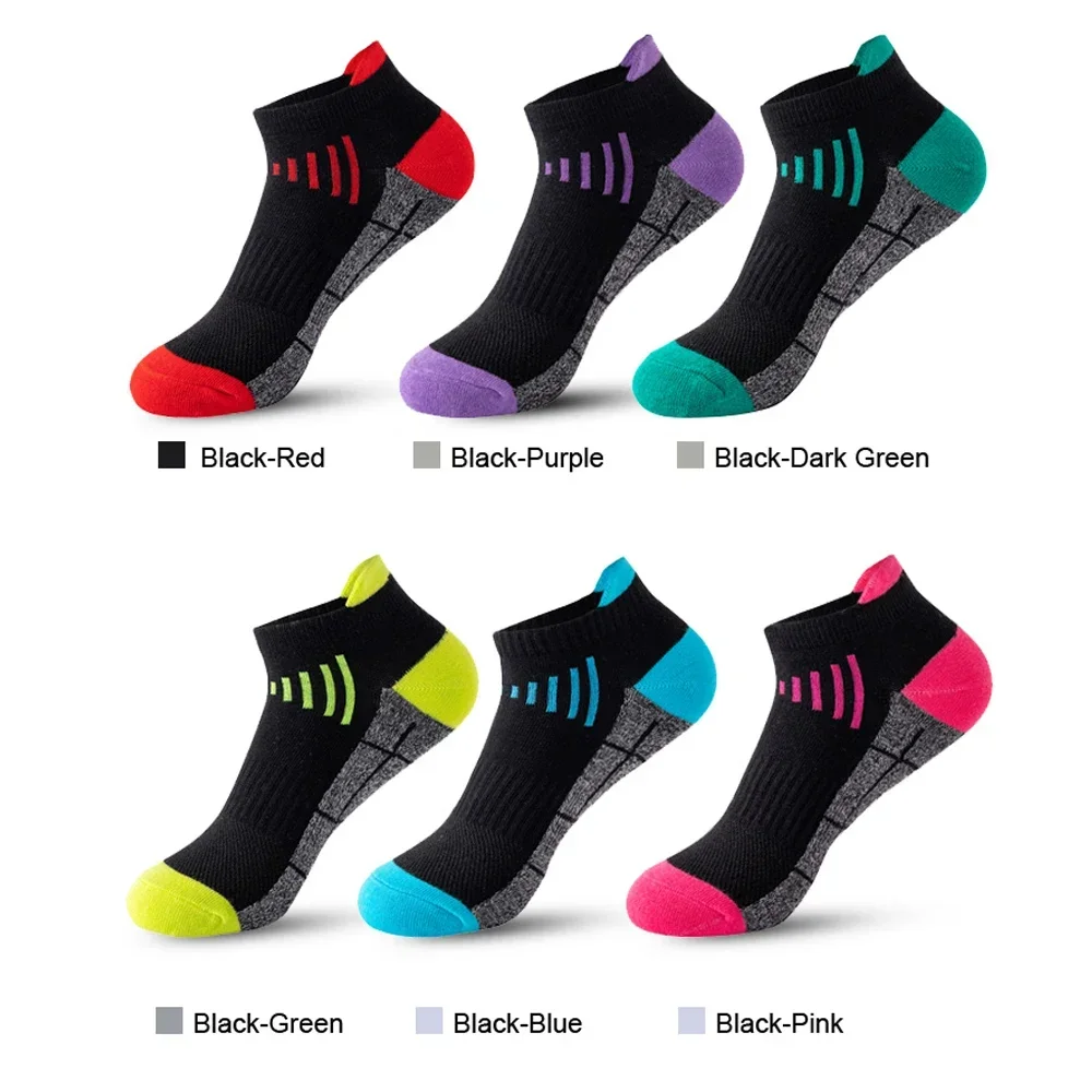 HSS 3Pairs Organic Cotton Women Socks Ankle Breathable Run Sports Sock Black Pink Casual Athletic Summer Thin Men Short Sokke Best Sellers In Accessories