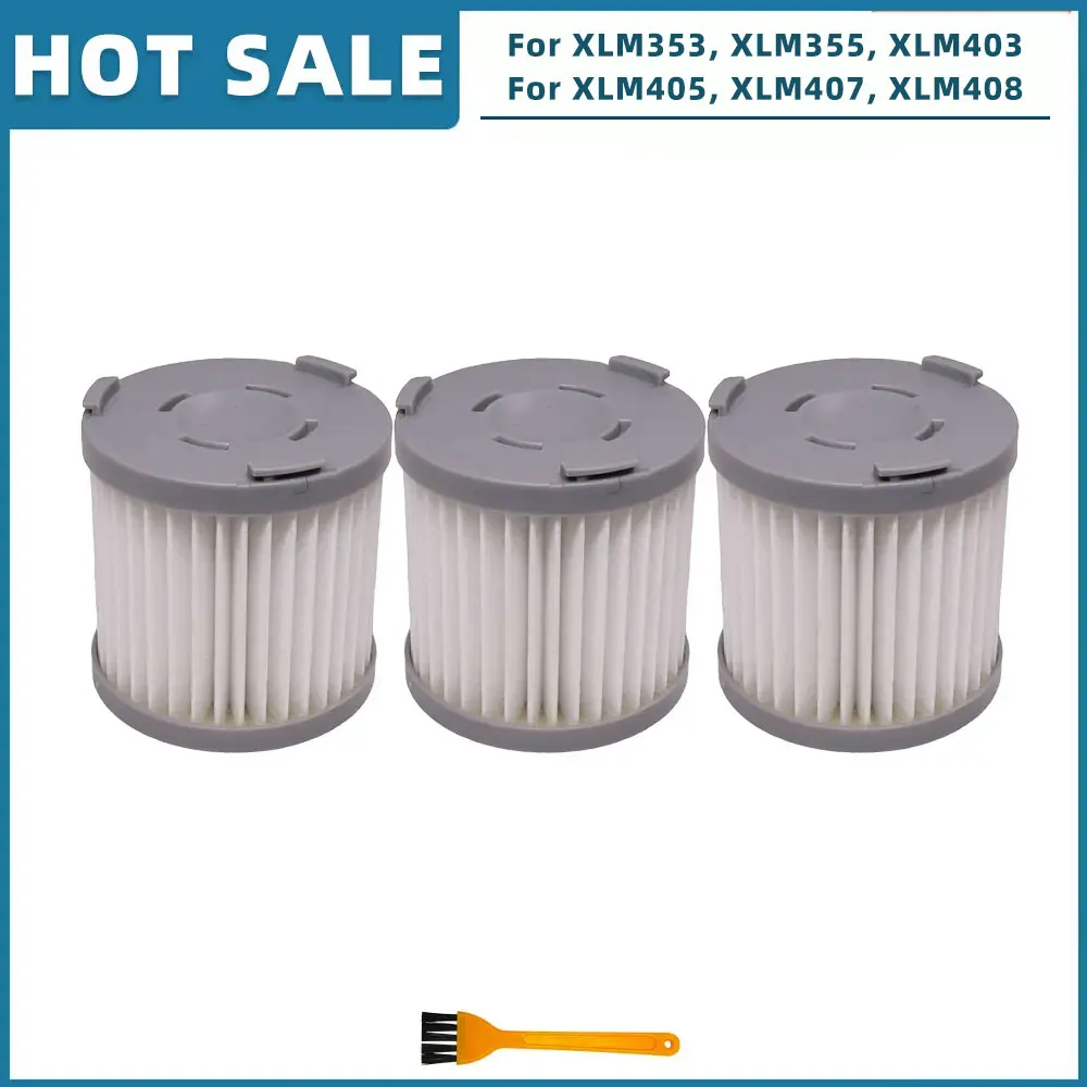 Daaxing Filtri di ricambio lavabili per aspirapolvere Delonghi Colombina Pro Midi Hair XLM353.ADC XLM355 XLM408 XLM417 XLM510 (2 pezzi