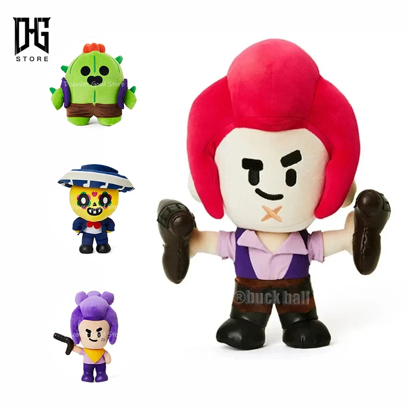Brawl Stars Figure Peluche Spike Leon Stuff Cotton Peluche Dolls Personaggi Del Gioco Periferiche Di Gioco Regalo Regali Di Compleanno Per Bambini