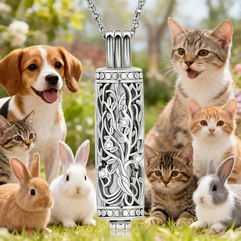 Tree of Life Pet Ash Necklace 2